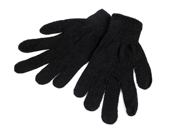 Dámske obyčajné pletené rukavice pracovné