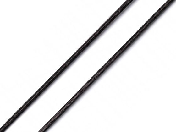 Guľatá guma Ø1,2mm čierna
