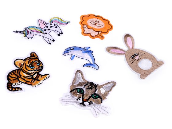 Nažehlovačka jednorožca, delfín, tiger, mačka, lev, zajac