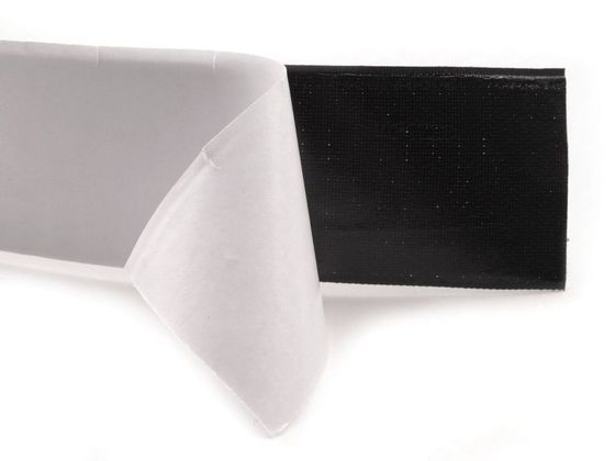 Suchý zips háčik samolepiaci šírka 50 mm čierny
